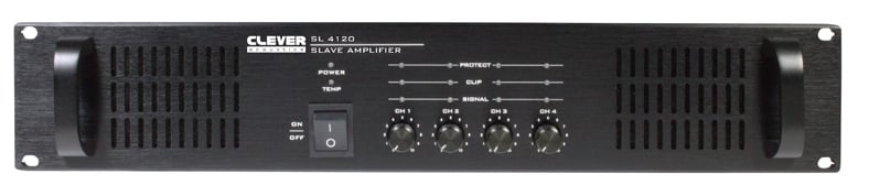 Clever Acoustics SL 4120 100V 4x 120W Slave Amplifier