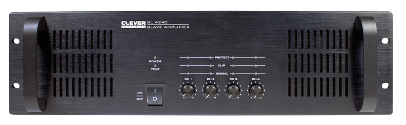 Clever Acoustics SL 4240 100V 4x 240W Slave Amplifier