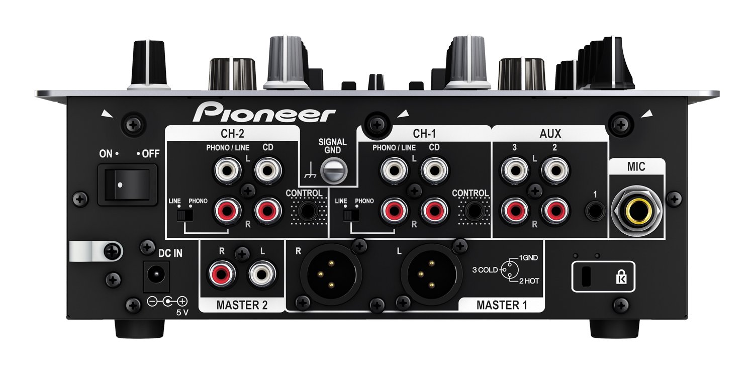 Pioneer DJM250 Rear