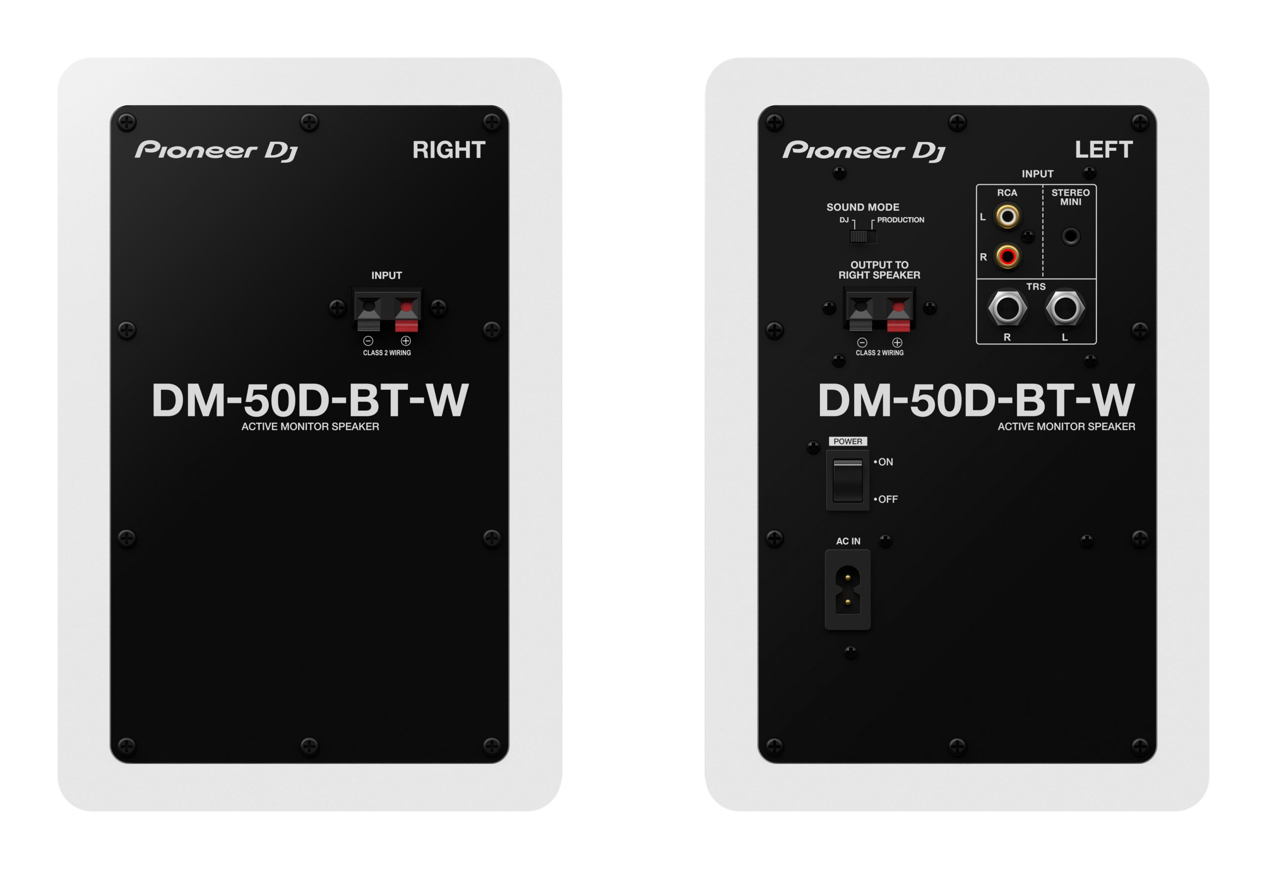 Pioneer DJ DM-50D-BT-W 