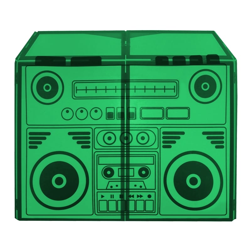 Equinox DJ Booth Boom Box Design Lycra