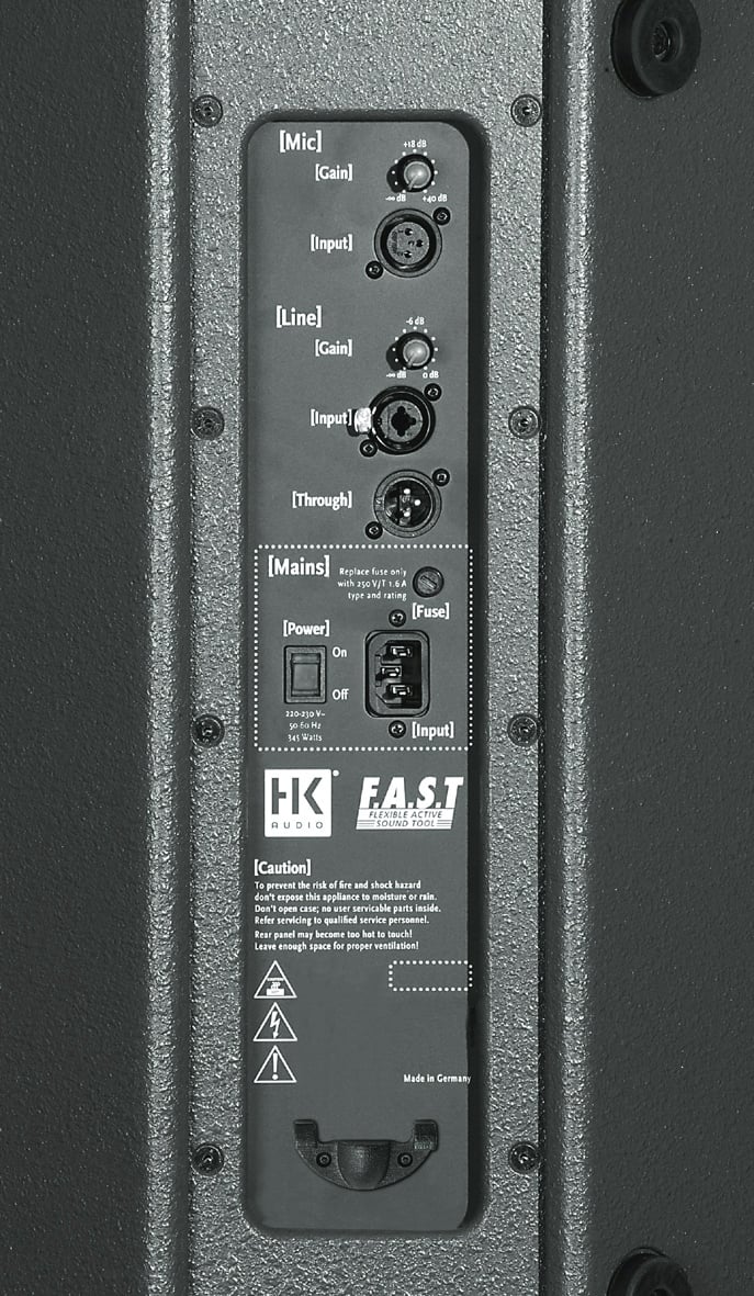 HK Audio FAST Active Monitor Rear