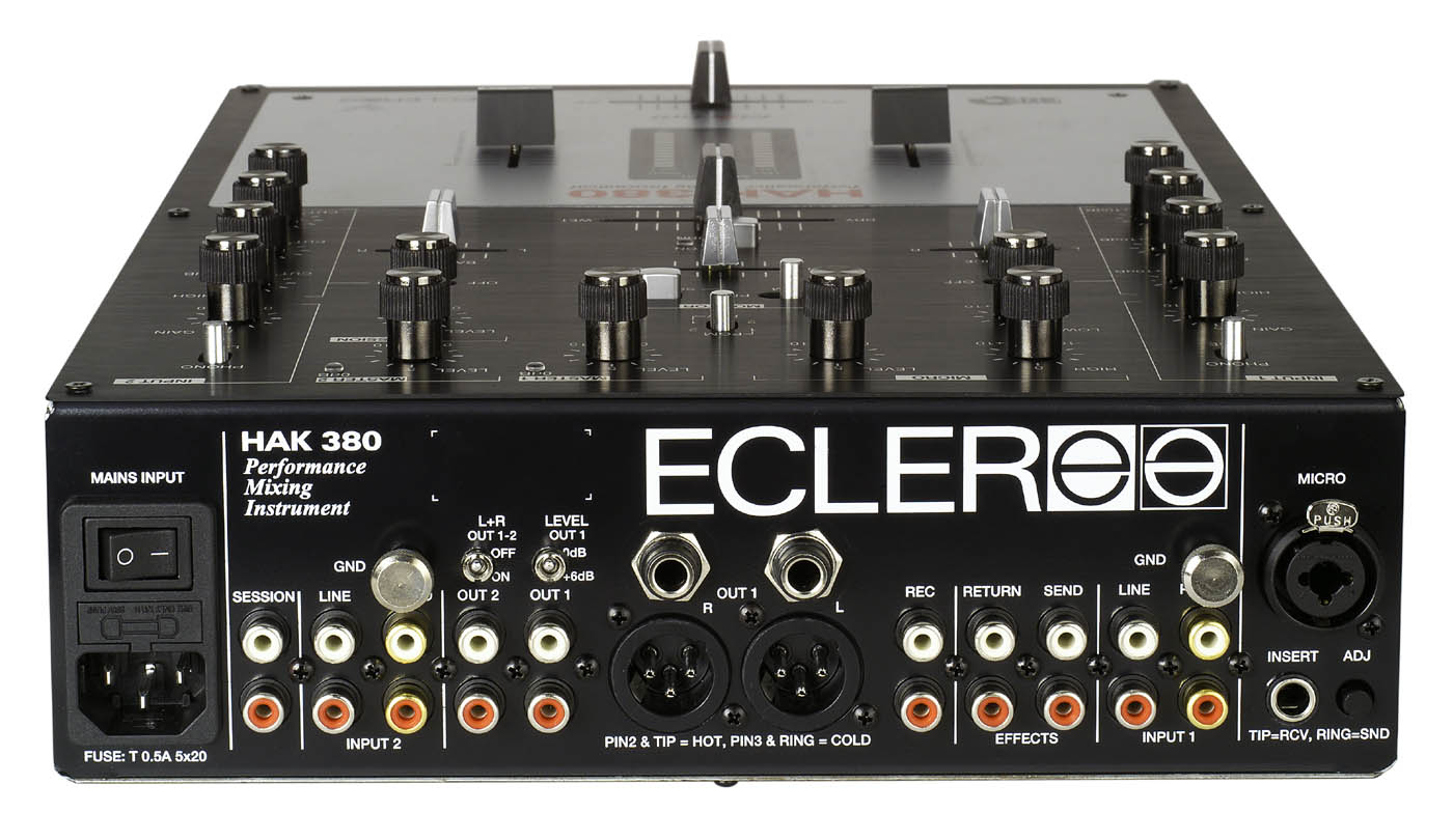 Ecler HAK380 Mixer (Rear)