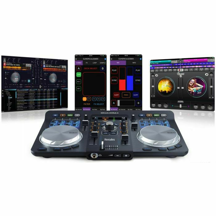 Hercules Universal DJ Controller With DJuced DJ Software