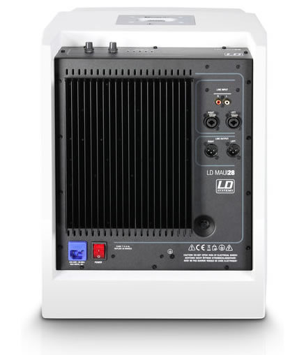 LD Systems MAUI 28 Compact Line Array PA System - White Alt