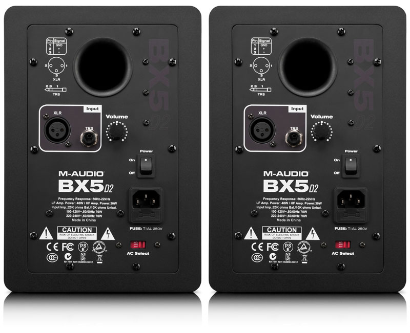 M-Audio BX5 Connections
