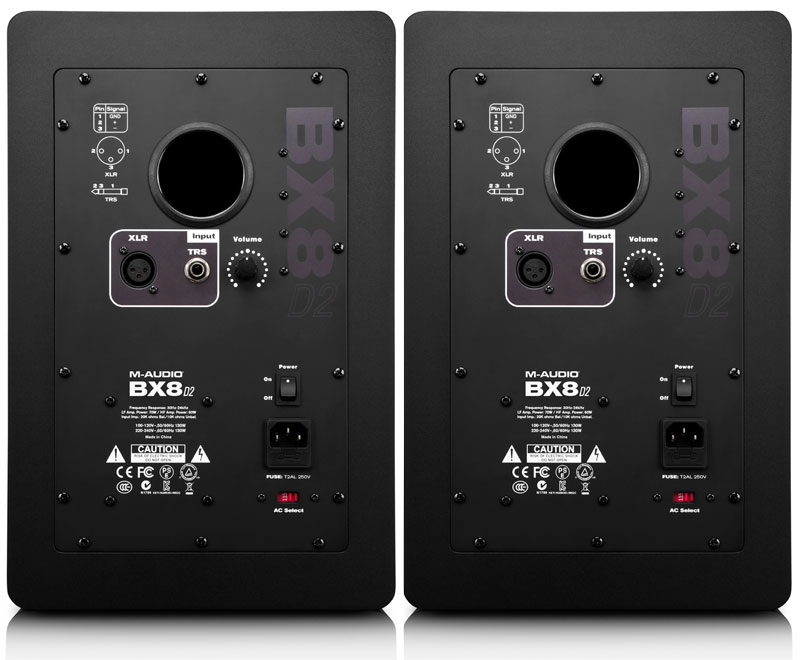 M-Audio BX8 Connections