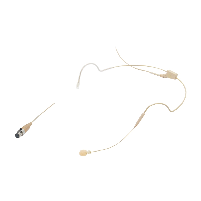 W Audio Fixed Boom Headset Mic - 4 Pole Mini XLR