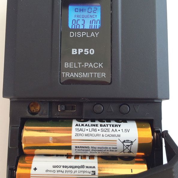 Novopro BP50 Spare UHF Bodypack Mic Kit