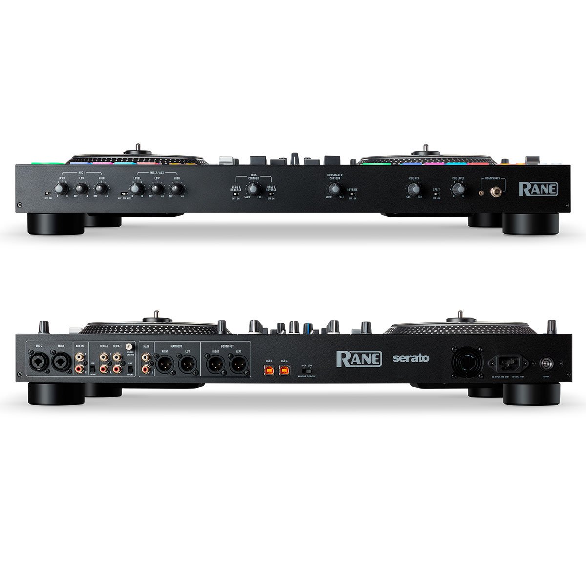 RANE ONE Front and Rear Connections