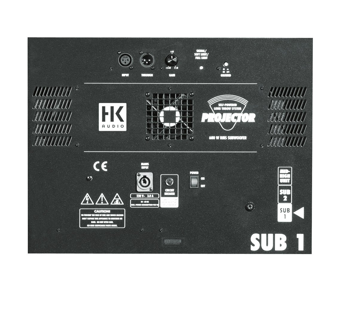 HK Audio Projector Sub 1 Rear