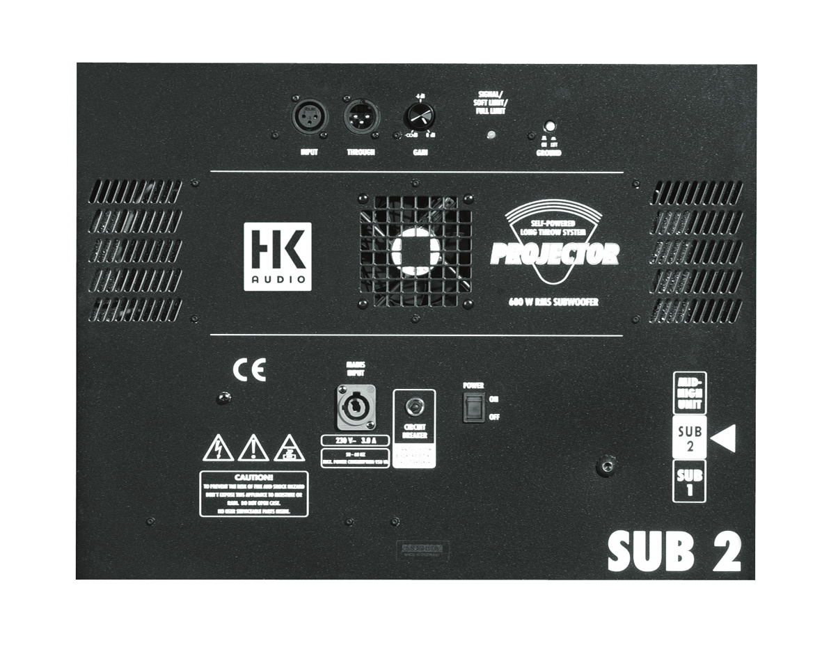 HK Audio Projector Sub 2 Rear