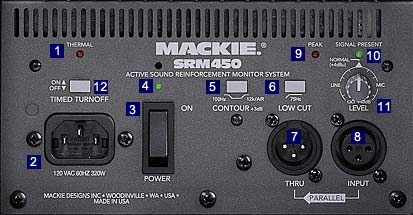 Mackie SRM450 Active Speaker (Panel)