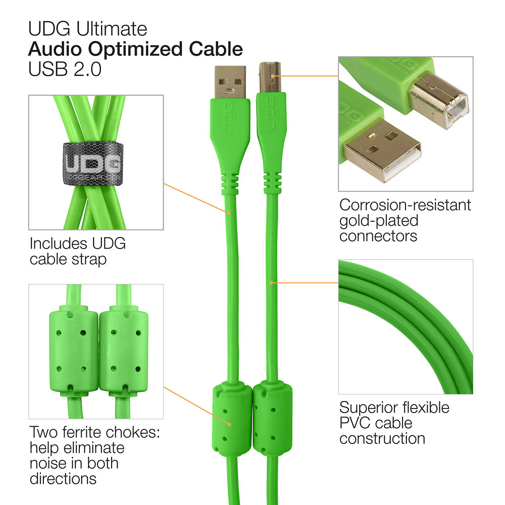 UDG Angled USB Green