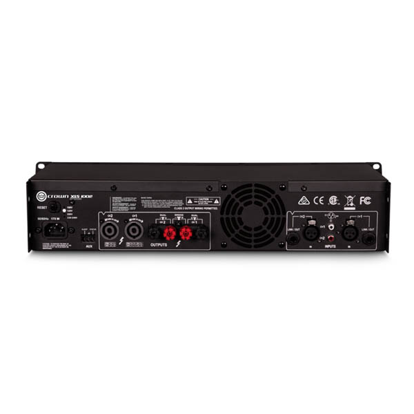 Crown XLS1002 Amplifier Connections