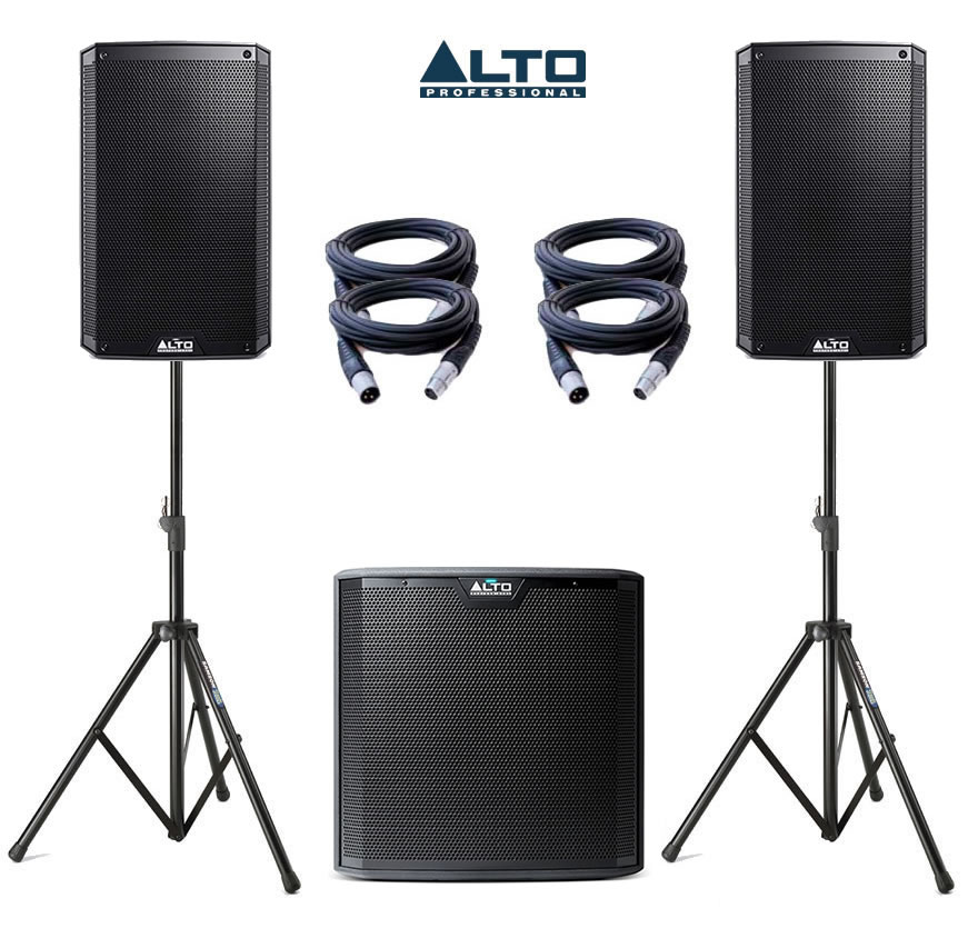Alto Truesonic TS210A & TS212S Power Pack 1 - 3450W Active Sound System