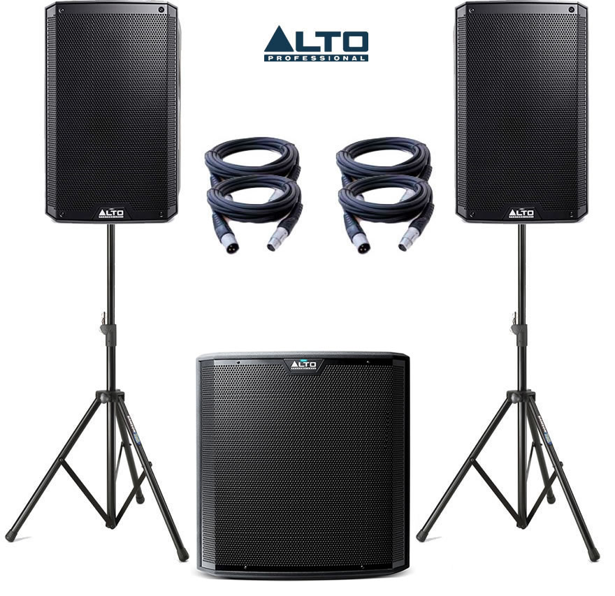 Alto Truesonic TS215A & TS215A Power Pack 2 - 3400W Active Sound System