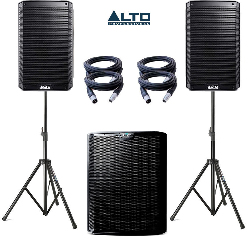 Alto Truesonic TS215A & TS218S Power Pack 1 - 3450W Active Sound System