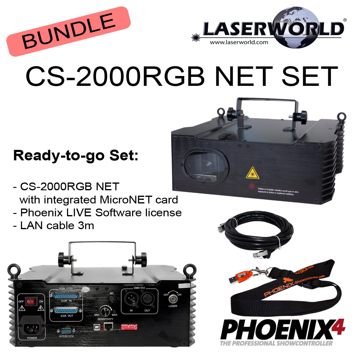 Laserworld CS-2000RGB NET SET