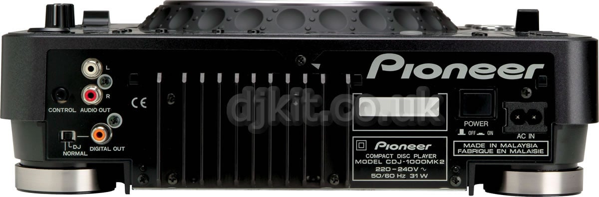 Pioneer CDJ1000 Mk3 CD Player (Back)