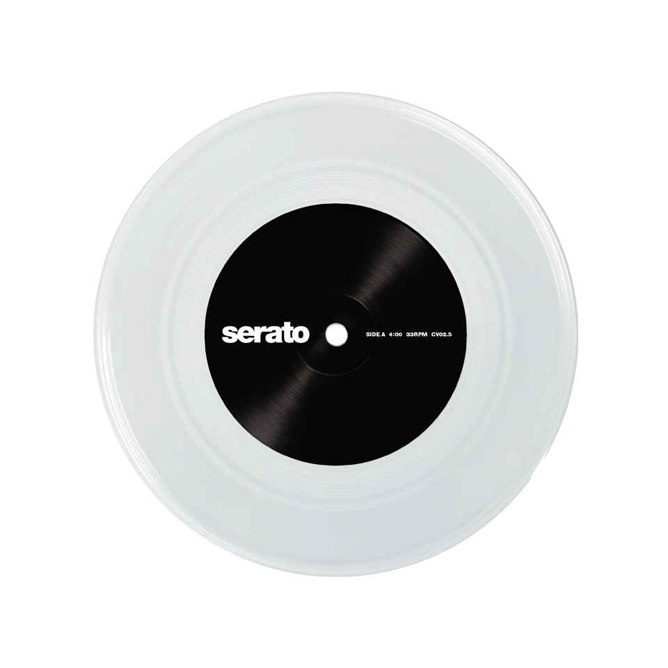 Serato Official Control Vinyl - 7" Clear (Pair)