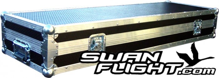 SwanFlight 2 x Decks & 10" Mixer Flight Case