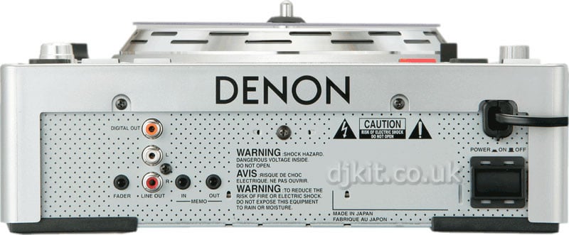 Denon DN-S3500 CD MP3 Player (Back)
