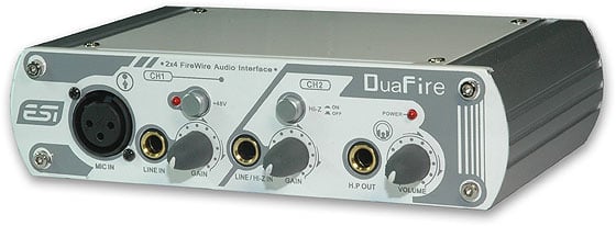 DuaFire 2-in/4-out Firewire Mobile Recording Interface
