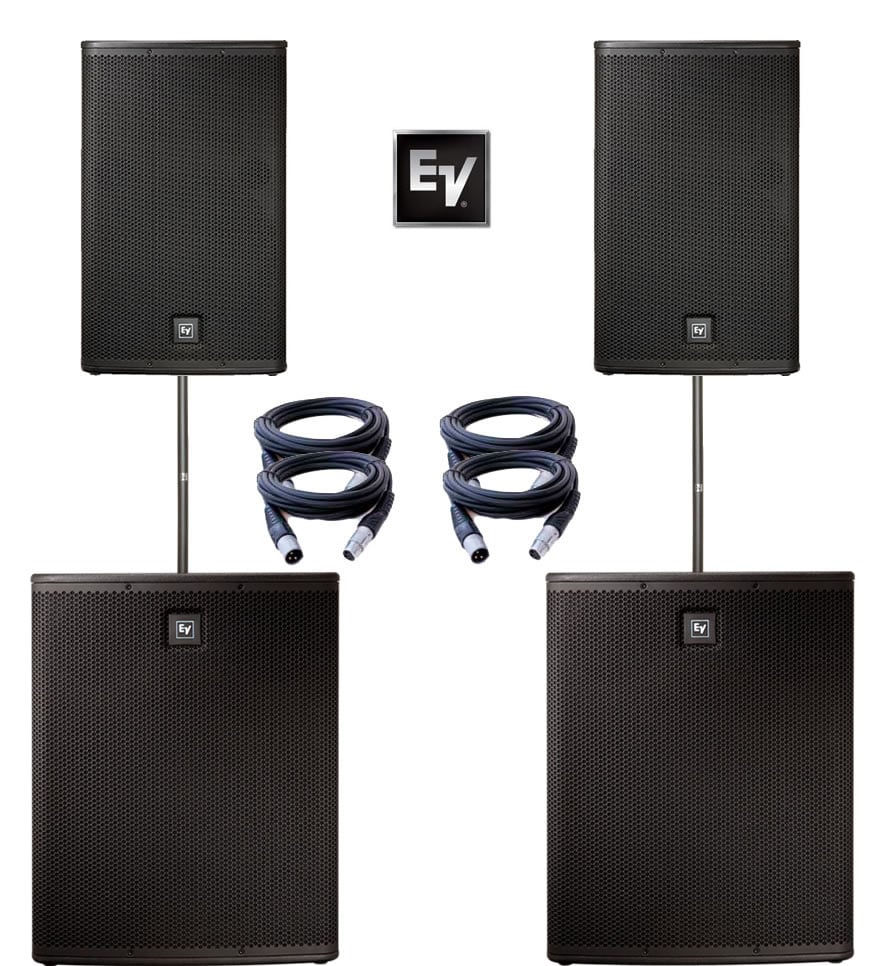 ElectroVoice ELX112P & ELX118P Power Pack - 3400W Active Sound System