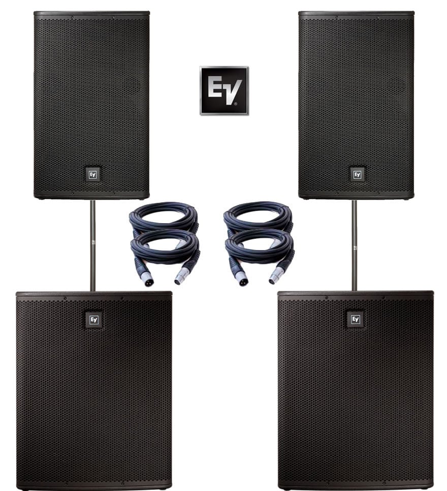 ElectroVoice ELX115P & ELX118P Power Pack - 3400W Active Sound System