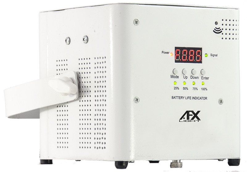 AFX Free Par Hex Wireless Uplighter - White Housing