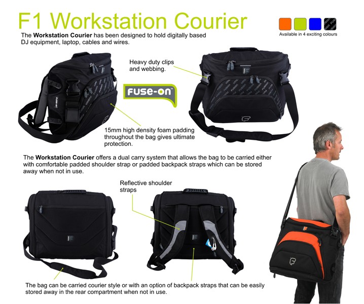 Fusion F1 Workstation Courier Bag Alt1