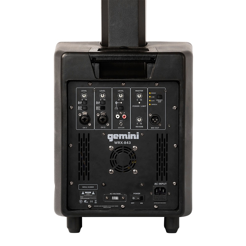 Gemini WRX-843 Professional Column Array PA Speaker System