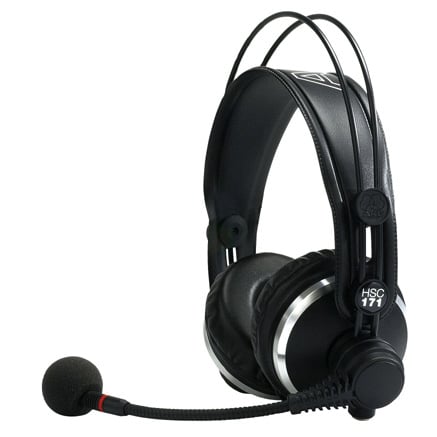 AKG HSC-171 Professional Headset with Microphone for Monitor Talkback