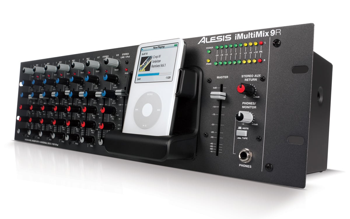 Alesis iMultiMix 9R USB Mixer with iPod Dock