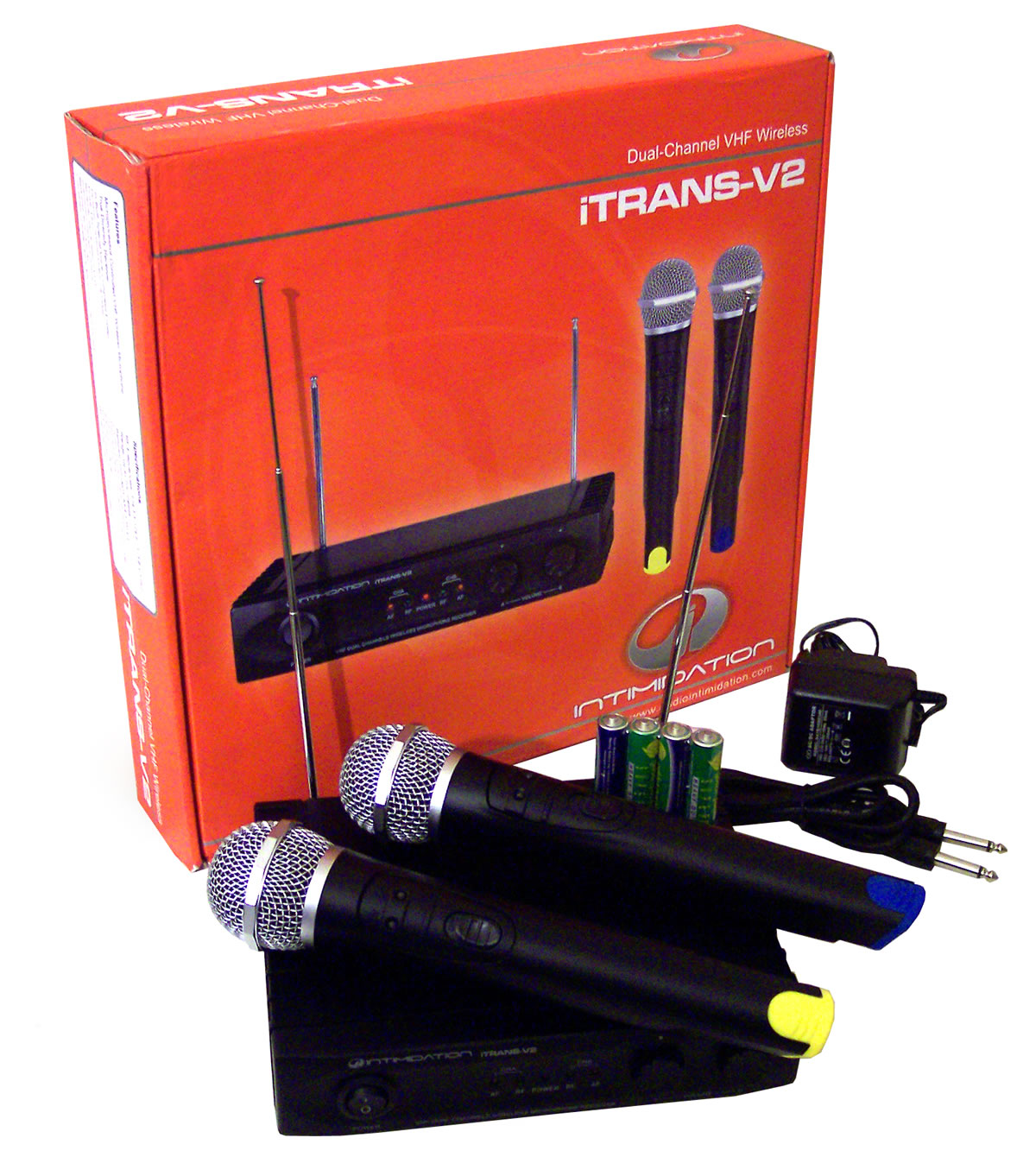 iTRANS-V2 Dual VHF Wireless Microphone System (Box)