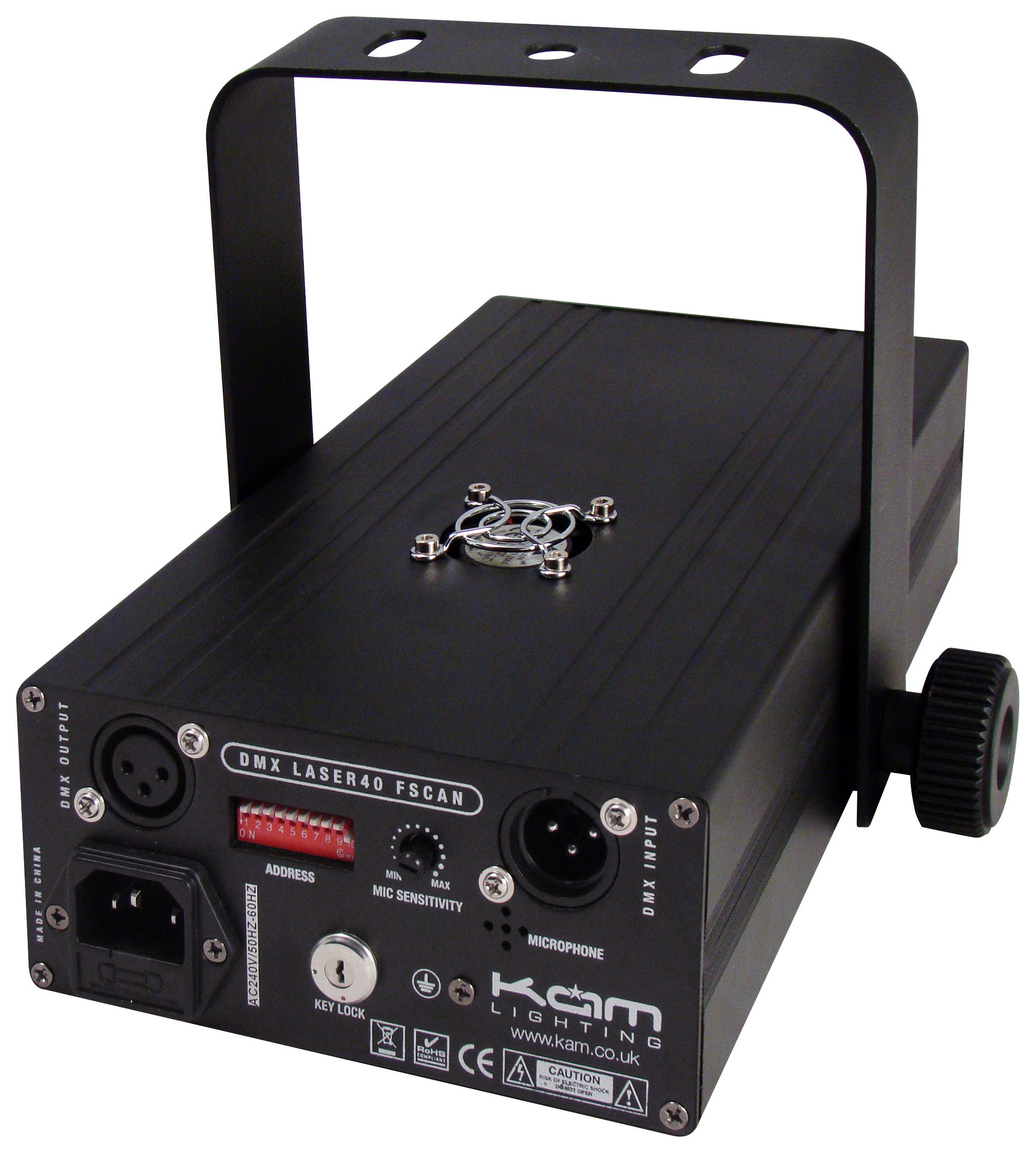 KAM DMX Laser 40 FScan High Power Scanning Laser (Back)