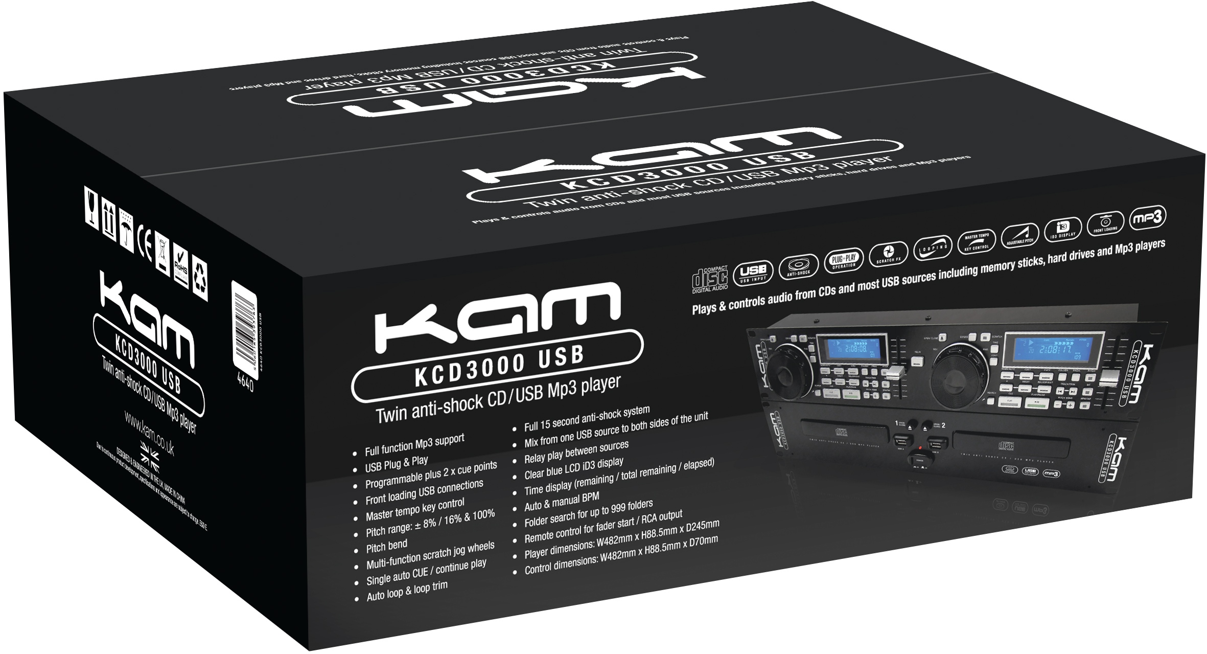 KAM KCD3000 Box