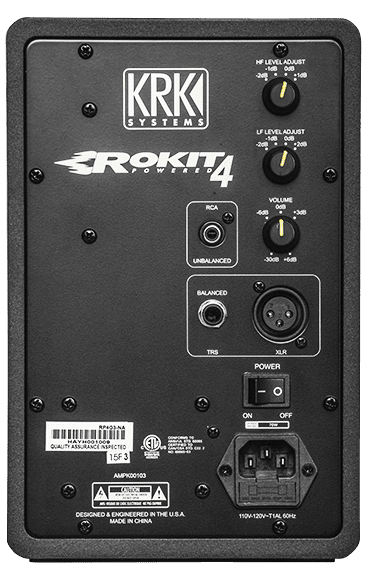 KRK Rokit RP4 G3 Connections