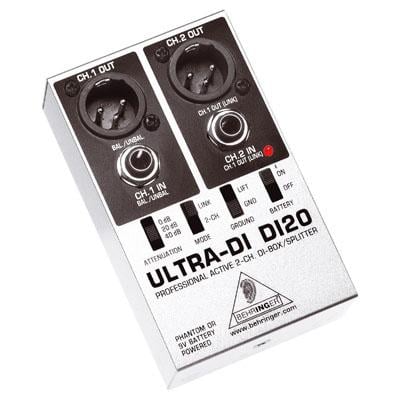 Behringer Ultra-di DI20 2-channel DI-box/splitter
