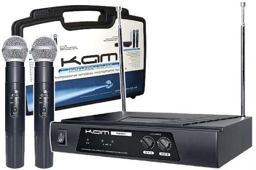 KAM KWM11 Dual VHF Microphone System 