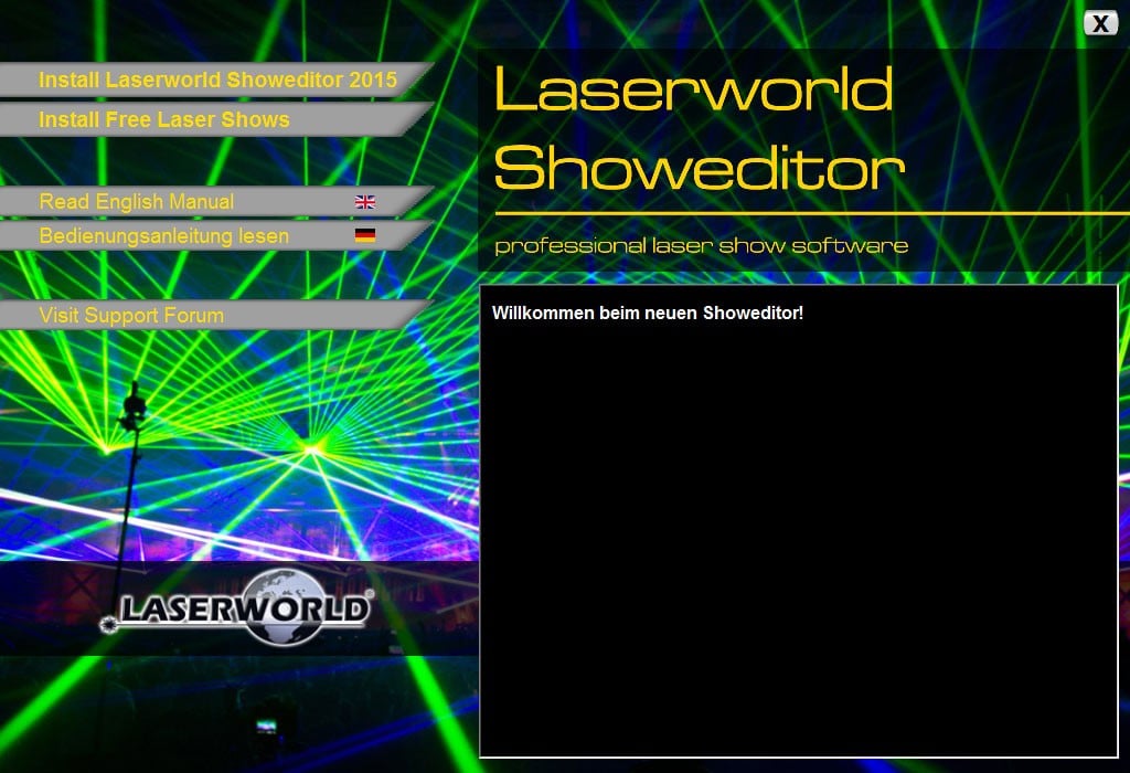 Laserworld Showeditor 2015 Set
