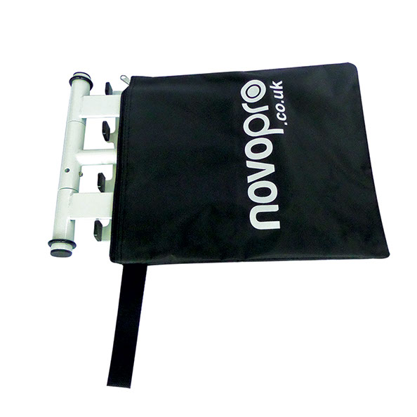Novopro LS22M folding laptop / tablet multi stand with bag – White finish