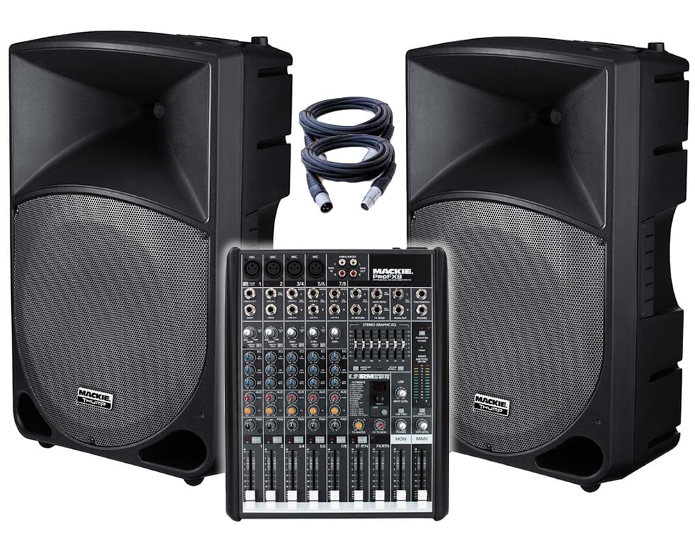 Mackie Thump TH15A and ProFX8 PA Pack #1