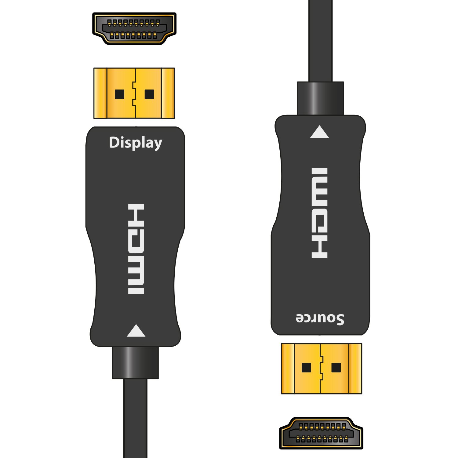 Ultra High Speed 4K UHD Active Fibre Optic HDMI 2.0 Leads 4K UHD Active Fibre Optic HDMI 2.0 Lead 50m