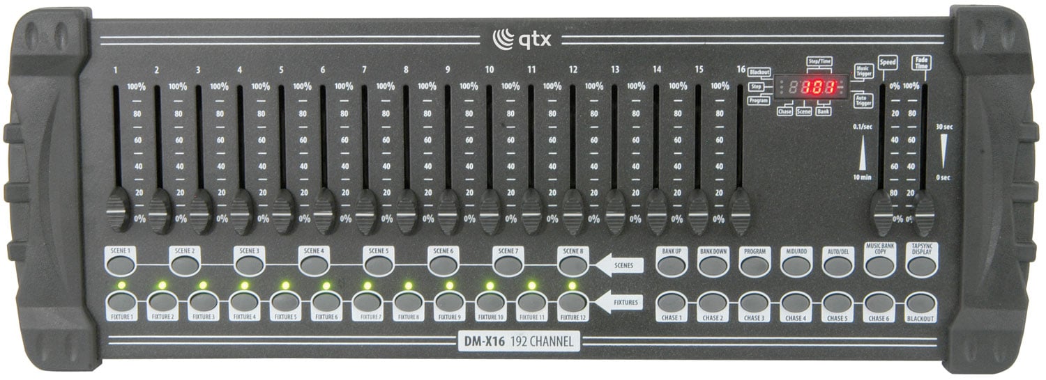 192 Channel DMX Controller DM-X16 192 Channel DMX controller
