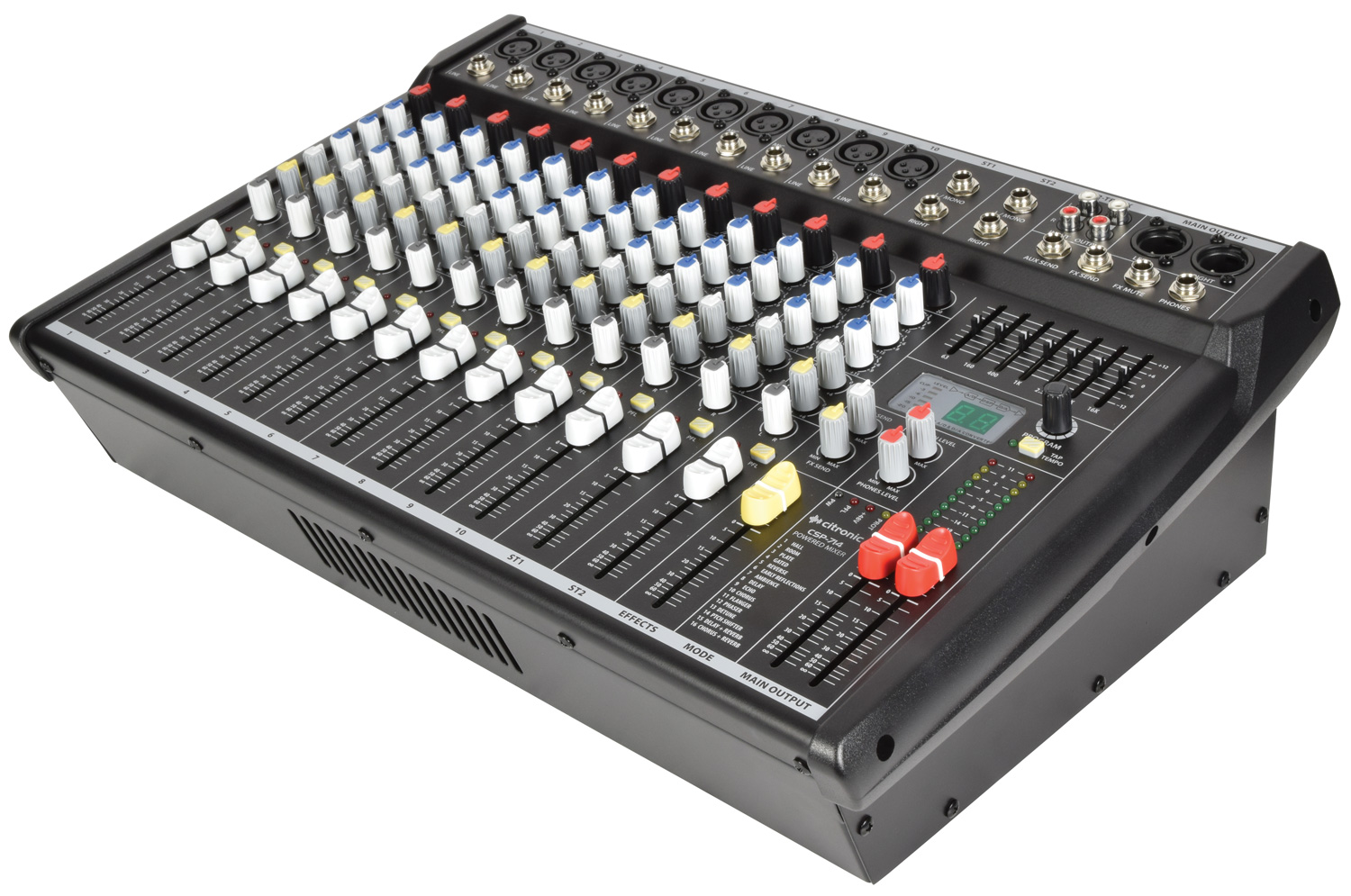 CSP Series Compact Powered Mixers with DSP CSP-714 powered mixer 700W