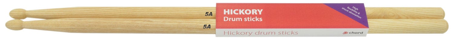 Hickory Drum Sticks - 1 Pair Hickory sticks 5AW - pair