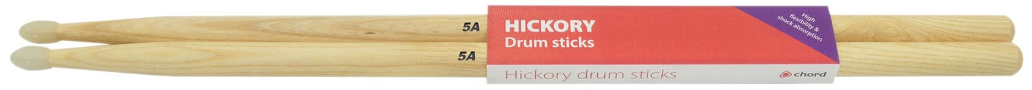 Hickory Drum Sticks - 1 Pair Hickory sticks 5AN - pair