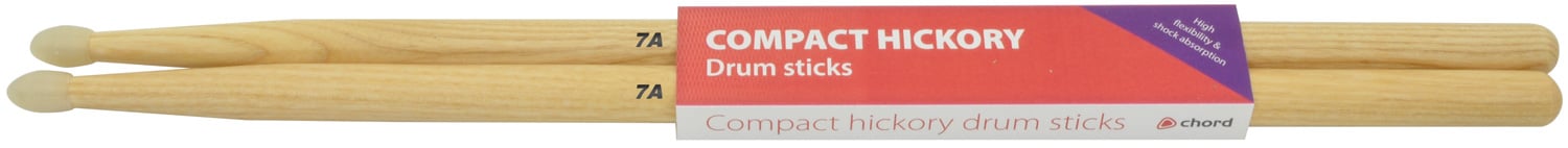 Compact Hickory Drum Sticks - 1 Pair Compact hickory sticks 7AN - pair